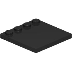 6179-026特殊タイル4×4端にスタッド有ブラック