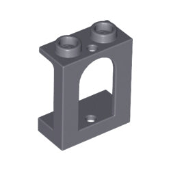 90195-199キャッスルアーチ型小窓1×2×2ダークブルーイッシュグレイ