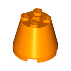 6233-106コーン3×3×2オレンジ