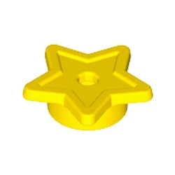 11609-024プレート1×1星型イエロー