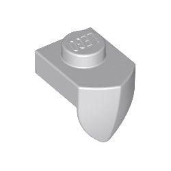 15070-194プレート1×1垂直牙付ライトブルーイッシュグレイ