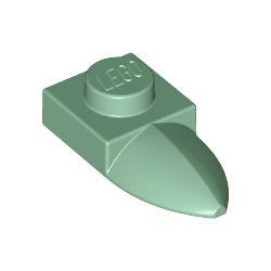 49668-151プレート1×1牙付サンドグリーン