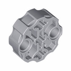 98585-194ヒーローファクトリーウェポンバレル-ペグ穴2個3車軸穴ライトブルーイッシュグレイ