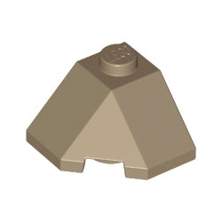 13548-138スロープ45度2×2コーナー3方向傾斜ダークタン