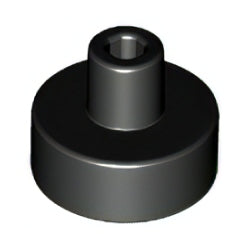 20482-026タイル1×1丸ピン付きブラック