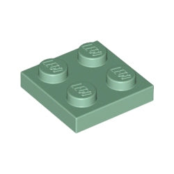 3022-151プレート2×2サンドグリーン