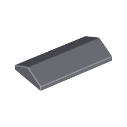 3299-199スロープ33度2×4両側傾斜ダークブルーイッシュグレイ