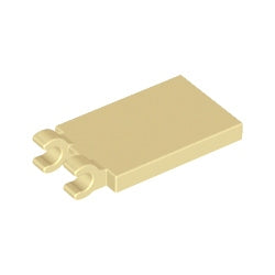 30350-005特殊タイル2×3側面にクリップ2個タン