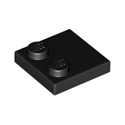 33909-026特殊タイル2×2端にスタッド有ブラック