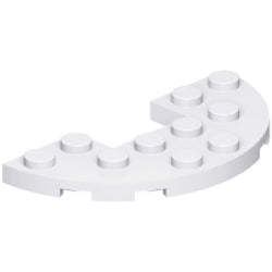 18646-001プレート3×6コーナー丸カットアウトホワイト