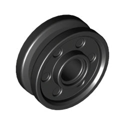 13971-026ホイール長径18ミリ×幅7ミリ(ペグ穴)ブラック