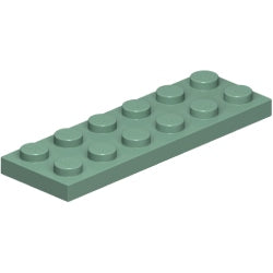 3795-151プレート2×6サンドグリーン