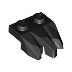 27261-026プレート2×2牙3個付ロックフィンガーブラック