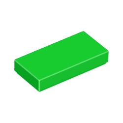 3069b-037タイル1×2ブライトグリーン