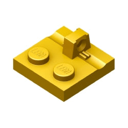 92582-297ヒンジプレート2×2ロック上部に指1本パールゴールド