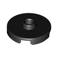 18674-026タイル2×2丸中央1スタッドブラック