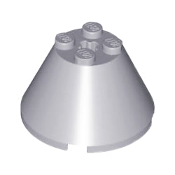 3943-194コーン4×4×2ライトブルーイッシュグレイ