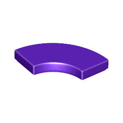 27925-268タイル2×2コーナー丸ダークパープル