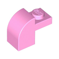 6091-222曲面ブロック2×1×1&1/3ブライトピンク
