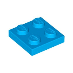 3022-321プレート2×2ダークアジュール