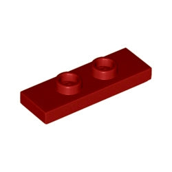 34103-154プレート1×3中央2スタッドダークレッド