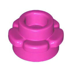 24866-221プレート1×1フラワーエッジダークピンク