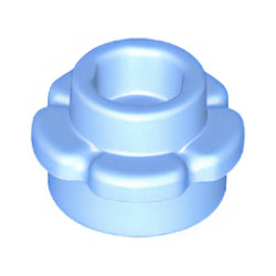 24866-212プレート1×1フラワーエッジブライトライトブルー