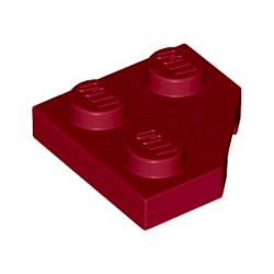 26601-154プレート2×2コーナー無ダークレッド