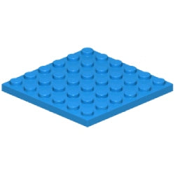 3958-321プレート6×6ダークアジュール