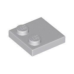 33909-194特殊タイル2×2端にスタッド有ライトブルーイッシュグレイ