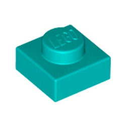 3024-107プレート1×1ダークターコイズ