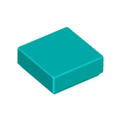 3070b-107タイル1×1ダークターコイズ