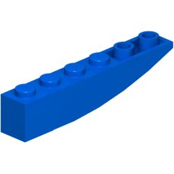 42023-023逆曲面スロープ6×1ブルー