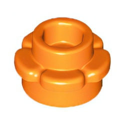 24866-106プレート1×1フラワーエッジオレンジ