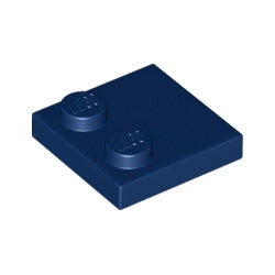 33909-140特殊タイル2×2端にスタッド有ダークブルー