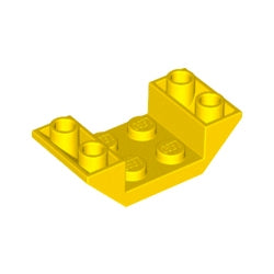 4871-024逆スロープ45度4×2両側傾斜イエロー