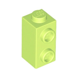 32952-326ブロック1×1×1 2/3-1方向スタッド有イエローウイッシュグリーン