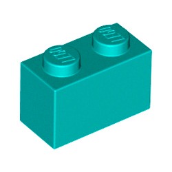 3004-107ブロック1×2ダークターコイズ