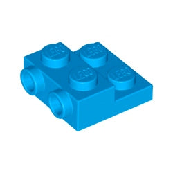 99206-321プレート2×2×2/3側面にスタッド有ダークアジュール