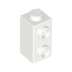 32952ブロック1×1×1 2/3-1方向スタッド有ホワイト