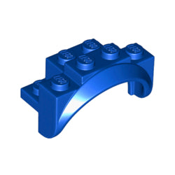 35789-023マッドガードアーチ4×2-1/2×2-1/3ラウンドアーチブルー