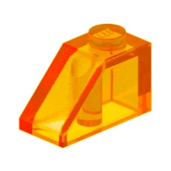 3040-182スロープ45度2×1トランスオレンジ