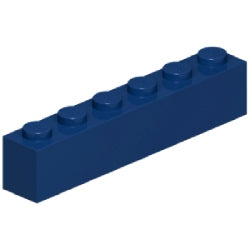 3009-140ブロック1×6ダークブルー