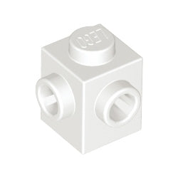 26604-001ブロック1×1隣合う2方向スタッド有ホワイト