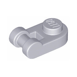 26047-194プレート1×1半円取っ手付ライトブルーイッシュグレイ