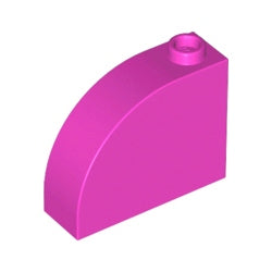 33243-221曲面ブロック1×3×2ダークピンク