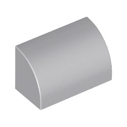 37352-194曲面ブロック1×2×1ライトブルーイッシュグレイ