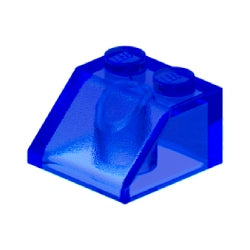 3039-043スロープ45度2×2トランスダークブルー