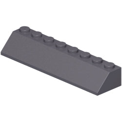 4445-199スロープ45度2×8ダークブルーイッシュグレイ