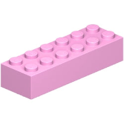 2456-222ブロック2×6ブライトピンク